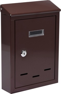 SKRZYNKA NA LISTY 285x200x60MM BRĄZOWA 78542 Vorel