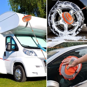 ЩЕТКА ДЛЯ МОЙКИ АВТОМОБИЛЕЙ РУЧНАЯ ШВАБРА ДЛЯ АВТОМОБИЛЕЙ ДИСКИ ИЗ МИКРОФИБРЫ ОБИВКА