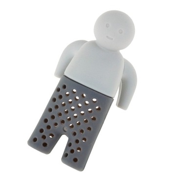 ZAPARZACZ DO HERBATY ZIÓŁ LUDZIK SILIKONOWY SITKO