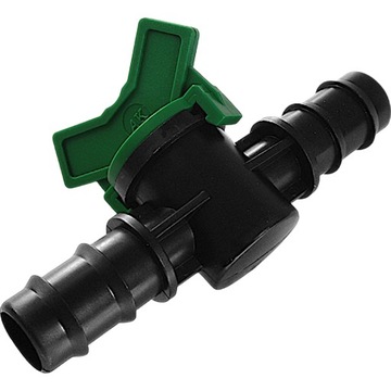 ZAWOREK LINIA KROPLUJĄCA ZAWÓR 2X WTYK DO WĘŻA 25 MM OGRÓD NAWADNIANIE