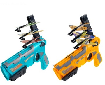 ПЕННАЯ АВИАЦИОННАЯ ПУСКОВАЯ ПУШКА, АВТОМАТИЧЕСКАЯ, НАБОР ИЗ 4 САМОЛЕТОВ