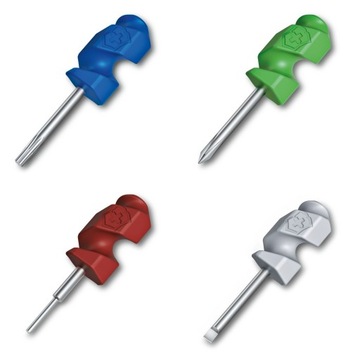Victorinox 2.1201.4, zestaw 4 różnych śrubokrętów A.3643, Torx-Philips-SIM