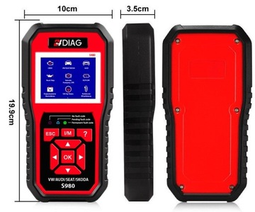 ИНТЕРФЕЙС OBD2 ДИАГНОСТИЧЕСКИЙ ТЕСТЕР VAG VW AUDI SEAT SKODA 24DIAG S980 j.PL