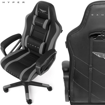 GAMVIS HYPER Materiałowy Fotel Gamingowy Obrotowy