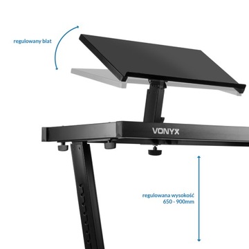 PRO DJ STAND VONYX/ РЕГУЛИРУЕМЫЙ/ МОБИЛЬНЫЙ