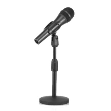 STATYW STOJAK UCHWYT do MIKROFONU muzyczny REGULOWANY NA BIURKO STATYW