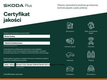 Skoda Kodiaq I SUV Facelifting 1.5 TSI 150KM 2024 Skoda Kodiaq 1.5TSI 150KM Style SalonPL SerwisASO Acc Virtual Matrix Kessy, zdjęcie 4
