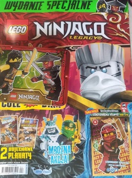 Lego ninjago Legacy ws 4/25 + Cole kontra Drix w metalowej puszce