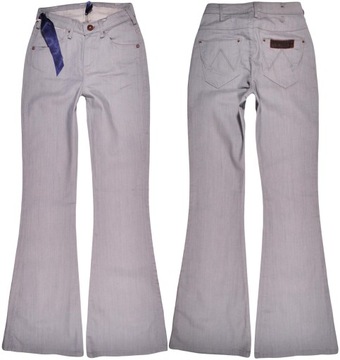 WRANGLER spodnie FLARE high waist JANIS W30 L32