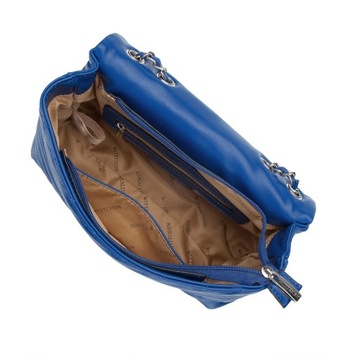 Niebieska pikowana torebka damska WITTCHEN 94-4Y-701-7