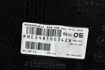 СЧЕТЧИК ЧАСОВ ЕС RENAULT MEGANE 3 III 1.9 DCI 11R