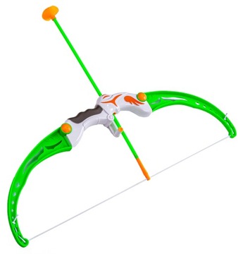 Интерактивный набор для стрельбы из лука для детей, лук, стрелы, щит, колчан, зеленый