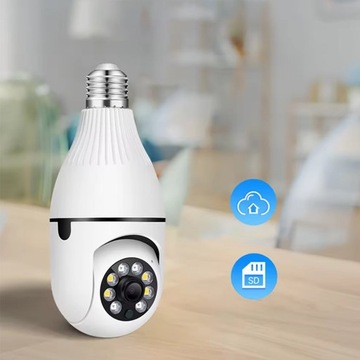 WIFI IP SMART HD 1080P КАМЕРА С ФУНКЦИЕЙ НОЧНОГО ВИДЕНИЯ 355° БЕЛАЯ