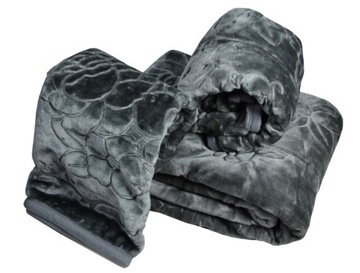 Комплект плюшевых пледов на диван и кресла ЭЛВЕЙ