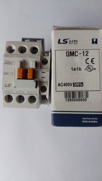 Stycznik 12A 3P 5,5kW 400VAC 50HZ 1Z1R GMC-12 400VAC 1a1b 1250006600 LSIS