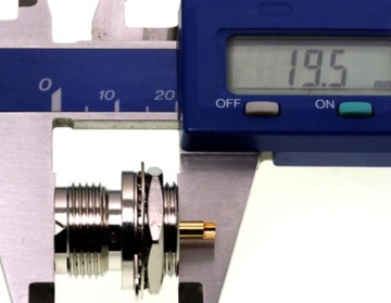 Круглая розетка УВЧ PL SO-239 для корпуса TEFLON