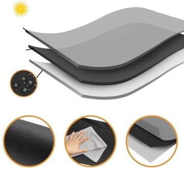 Чехол для садового гриля, водонепроницаемый прочный гриль 145x61x117 + СУМКА