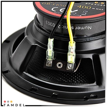 Динамики автомобилей 165 мм 400 Вт, как базовая база Tamdel GB-F650