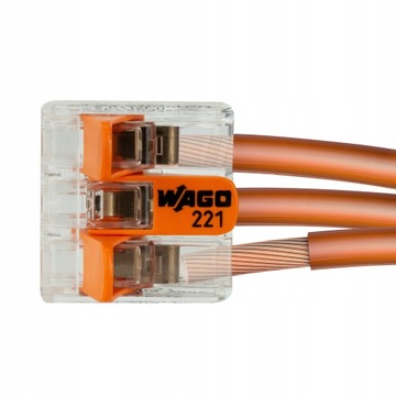 Набор быстроразъёмных соединителей WAGO WIRE LINE 2,3,5x4 54шт.