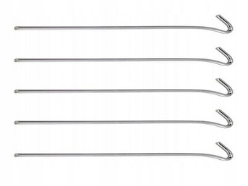 Колышки для палатки, крепежные колышки, якоря, стальные 31 см, 10 шт., колышки с крючками