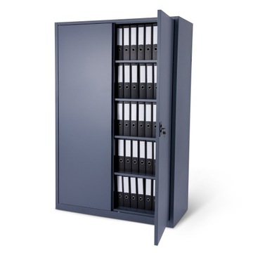 Металлический офисный шкаф для документов, Шкаф для мастерской для гаража, запираемый для папок
