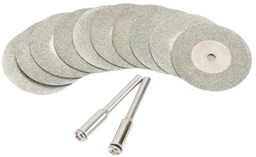 ZESTAW 10 TARCZ DIAMENTOWYCH 50 MM TYPU MINI DO CIECIA I SZLIFOWANIA PRO