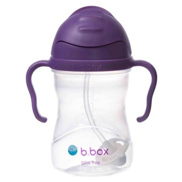 B.BOX bidon ze słomką niekapek winogronowy 240ml