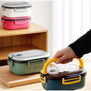 ЛАНЧ-БОКС С ОТДЕЛЕНИЯМИ КОНТЕЙНЕР ДЛЯ ВТОРОГО ЗАВТРАКА ДЛЯ ДЕТЕЙ