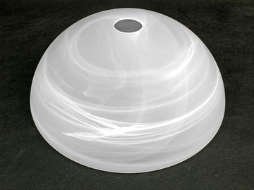 Klosz szklany duży 30cm do żyrandoli,lamp,E27