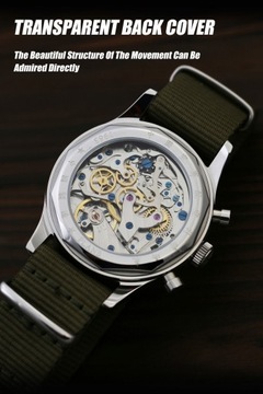 Механизм Seagull China Aviation Chronograph диаметром 40 мм