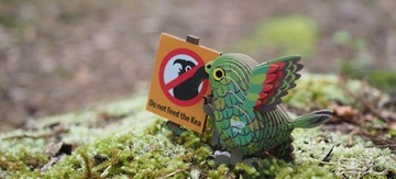 Попугай Кеа Юджи. Эко Пазл 3D Пазл