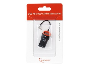 GEMBIRD FD2-MSD-3 Устройство чтения карт памяти Gembird MicroSD USB 2.0