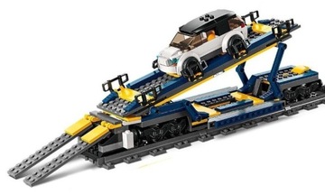 LEGO City 60336 Wagon Laweta + wjazd + Auto 60198