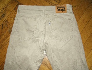 LEVI"S LEVIS STRAUSS 751 W33 L32 Sztruks IDEAŁ