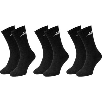 Skarpety frotte KAPPA 3-Pak 39-42 Czarny