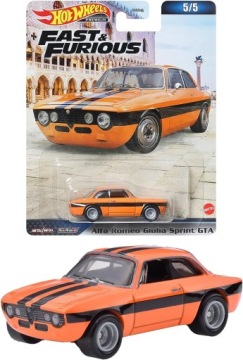 HOT WHEELS CAR CULTURE FAST & FURIOUS ALFA ROMEO GIULIA SPRINT GTA HKD29