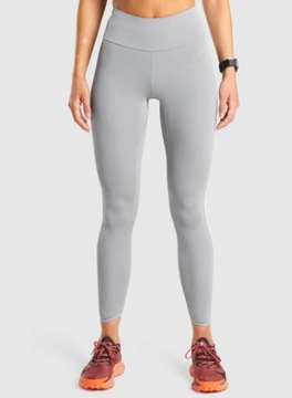 GYMSHARK LEGGINSY SPORTOWE SZARE DAMSKIE XS 2Z5D3_A*