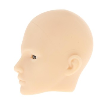 Голова куклы БЖД 1/6 серые глаза с глазком