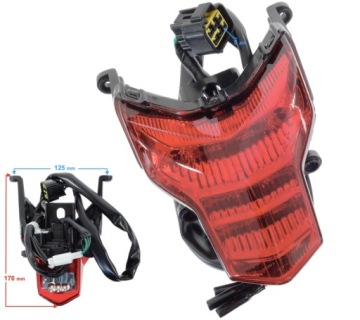 Lampa tył VOGE 300 Rally (280580721-0001)