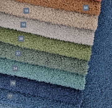 Мягкие панели, образцы материала, комплект из 5 шт.