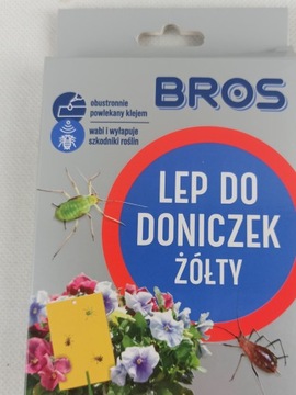 Bros - Żółty lep do doniczki na ziemiórki 1 szt