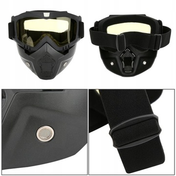 ВОЕННАЯ МАСКА ТУМАННАЯ МАСКА ЖЕЛТАЯ