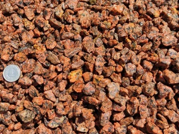 Гранитный гравий, красный, черный гранит, скандинавский керамогранит Vanga 24кг