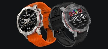 Мужские умные часы Kiano Sport, меню разговоров PL, 2 ремешка в комплекте