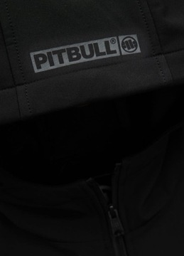 Męska Kurtka Softshell z Kapturem Pitbull Midway II Sportowa Wiatroszczelna