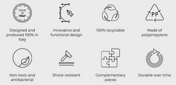 Дуршлаг BLIM PLUS COSMO Черный