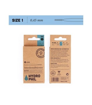 Szczoteczki do przestrzeni międzyzębowych 0,45 mm