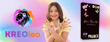 НАБОР МОЮЩИХСЯ БЛЕСКОВЫХ ТАТУ ДЛЯ ДЕТЕЙ СВЕТЯЩИЕСЯ ШАБЛОНЫ