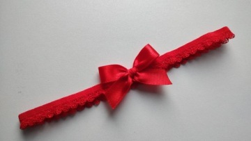 Czerwona podwiązka studniówka rozmiar 