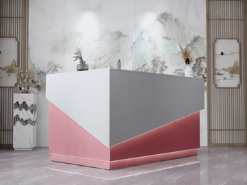 Стойка ресепшн R38 200x120см LED